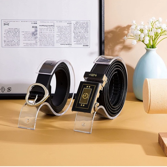 ❤️‍🔥✨Bundle of 6✨ Clear Acrylic Belt Display Stands/Belt Holder - Picture 6 of 8